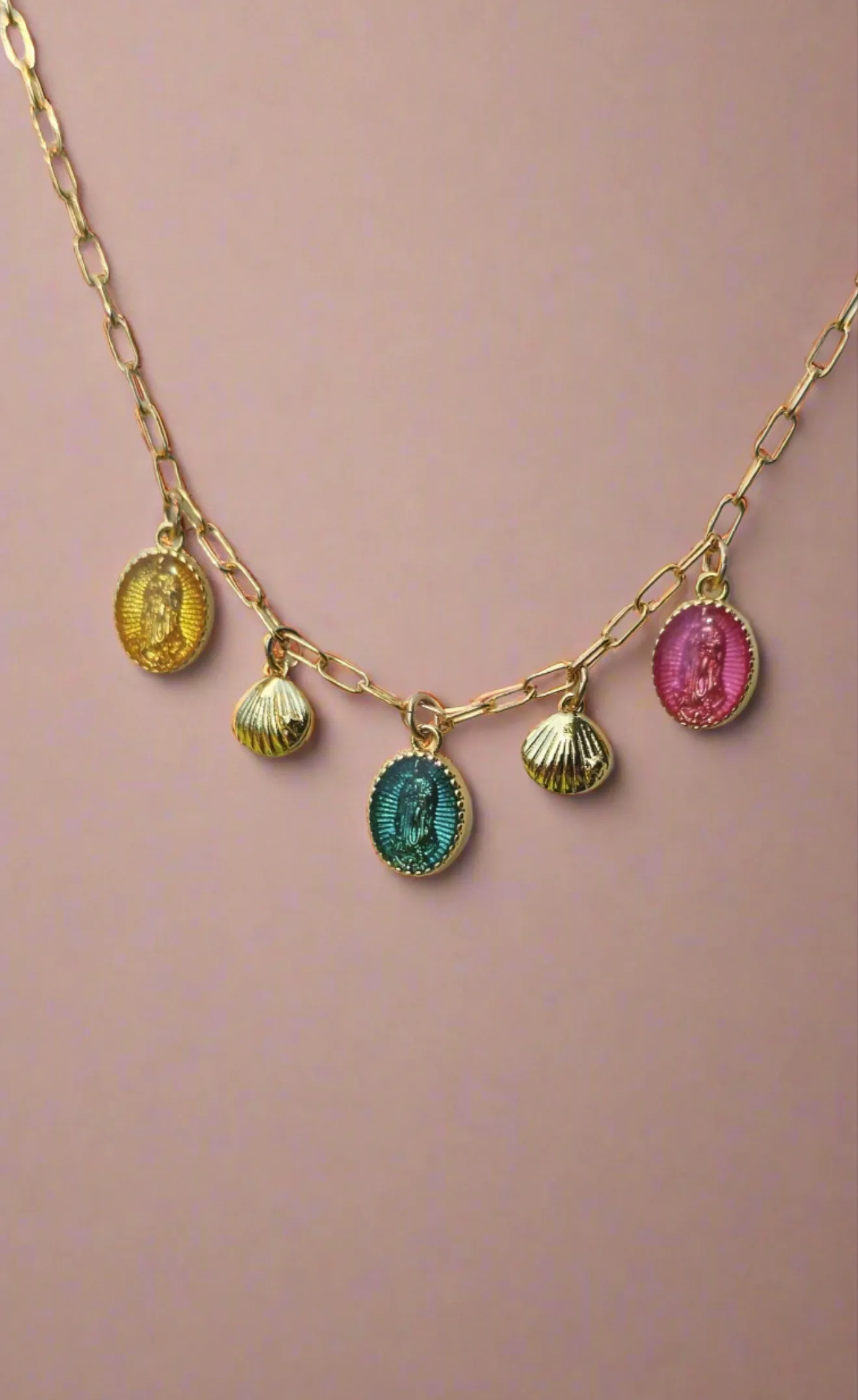 Guadalupe Charm Necklace