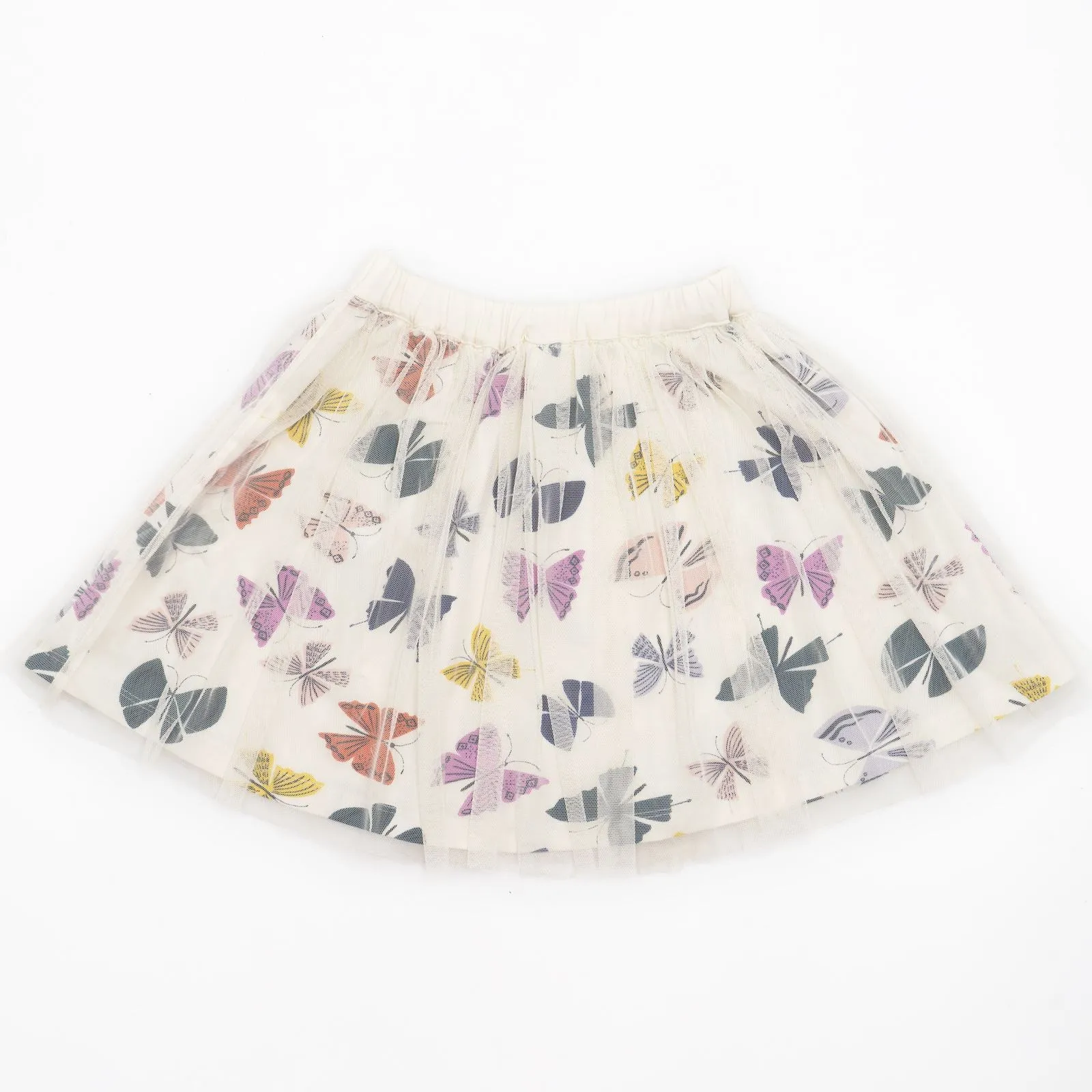 Hanna Andersson Girls Skirt White Summer Short Lined