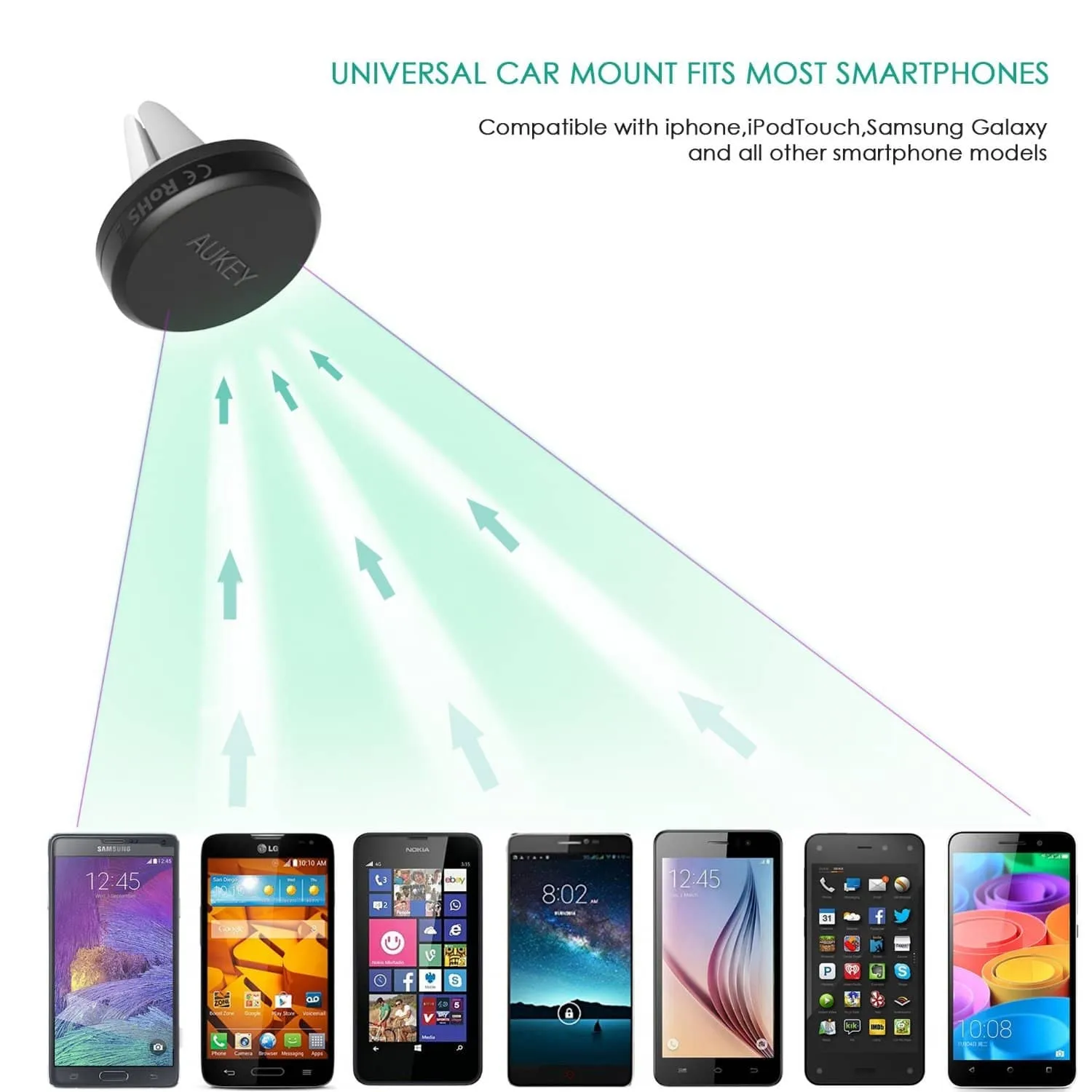 HD-C5 Magnetic Universal Air Vent Mount Smart phone Holder