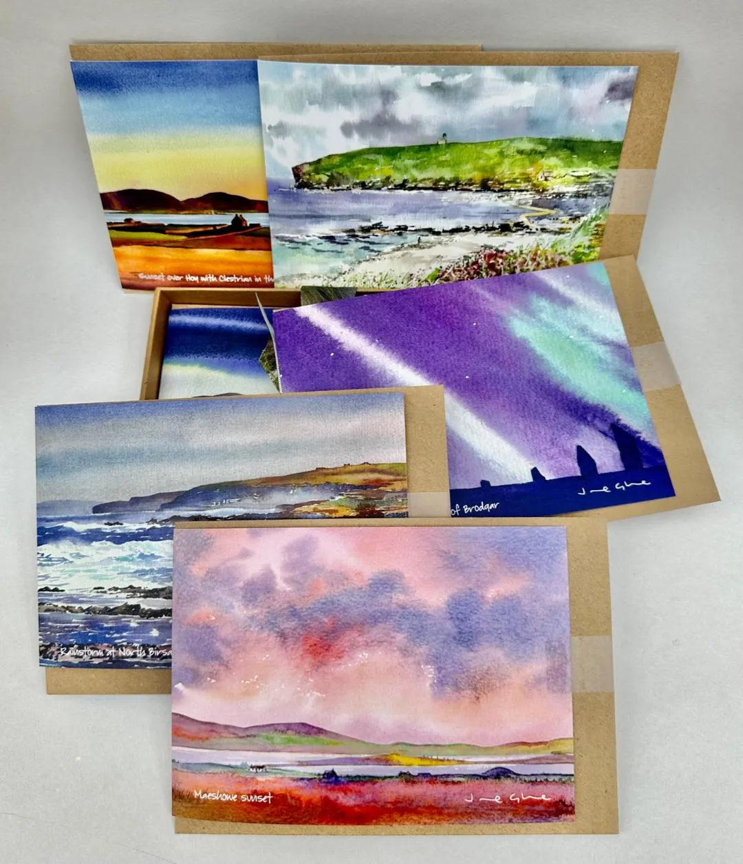 Jane Glue Orkney Watercolour Cards