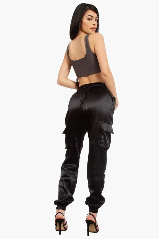 Janet jogger pant, black