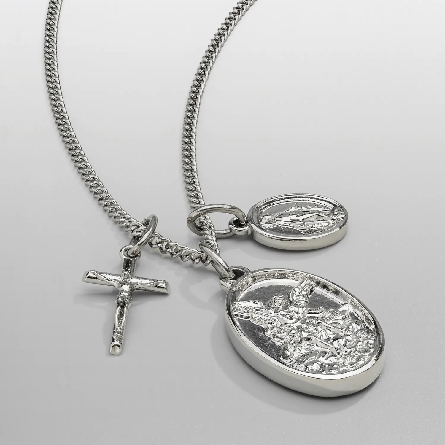 Jesus & Mary (Silver)