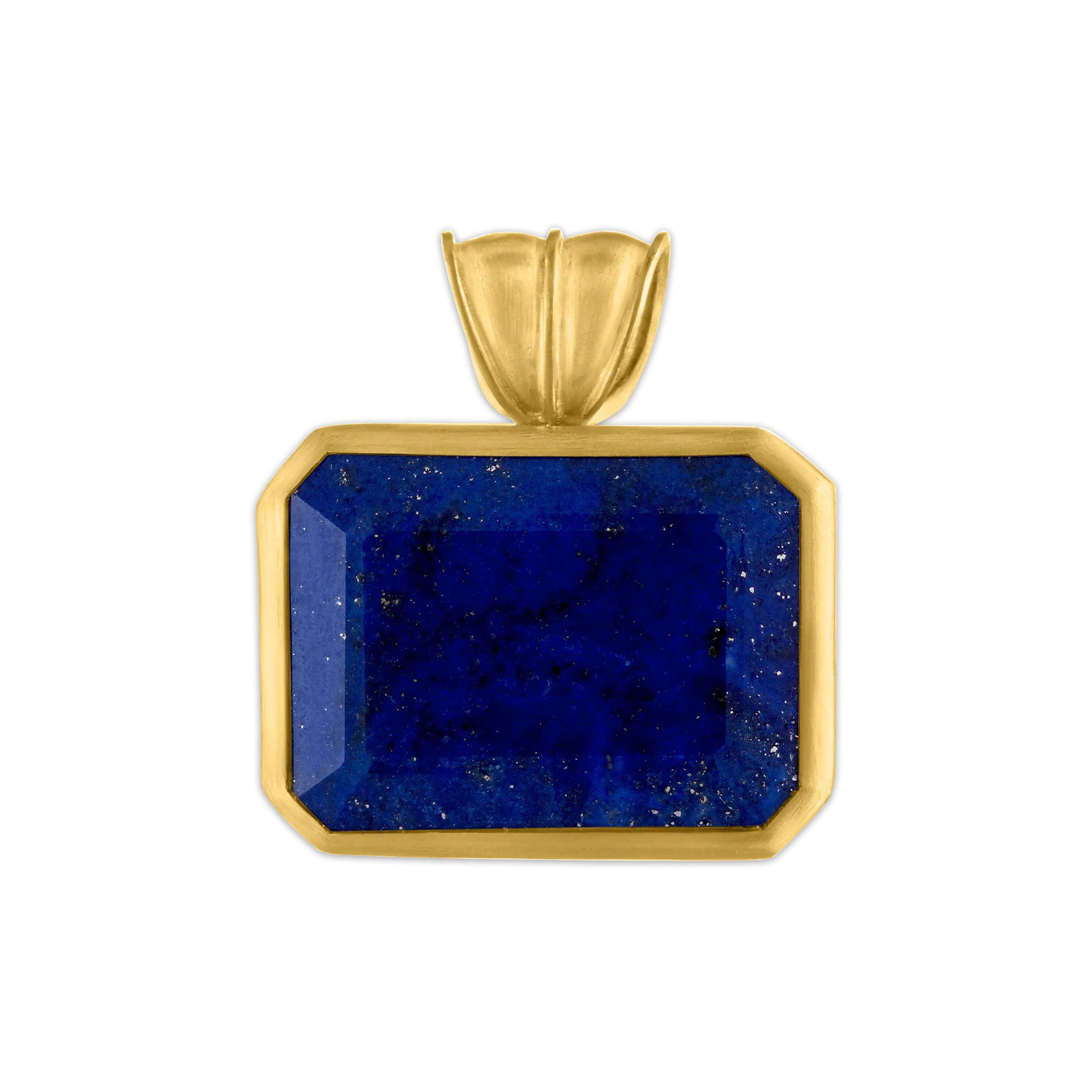 Lapis Block Pendant