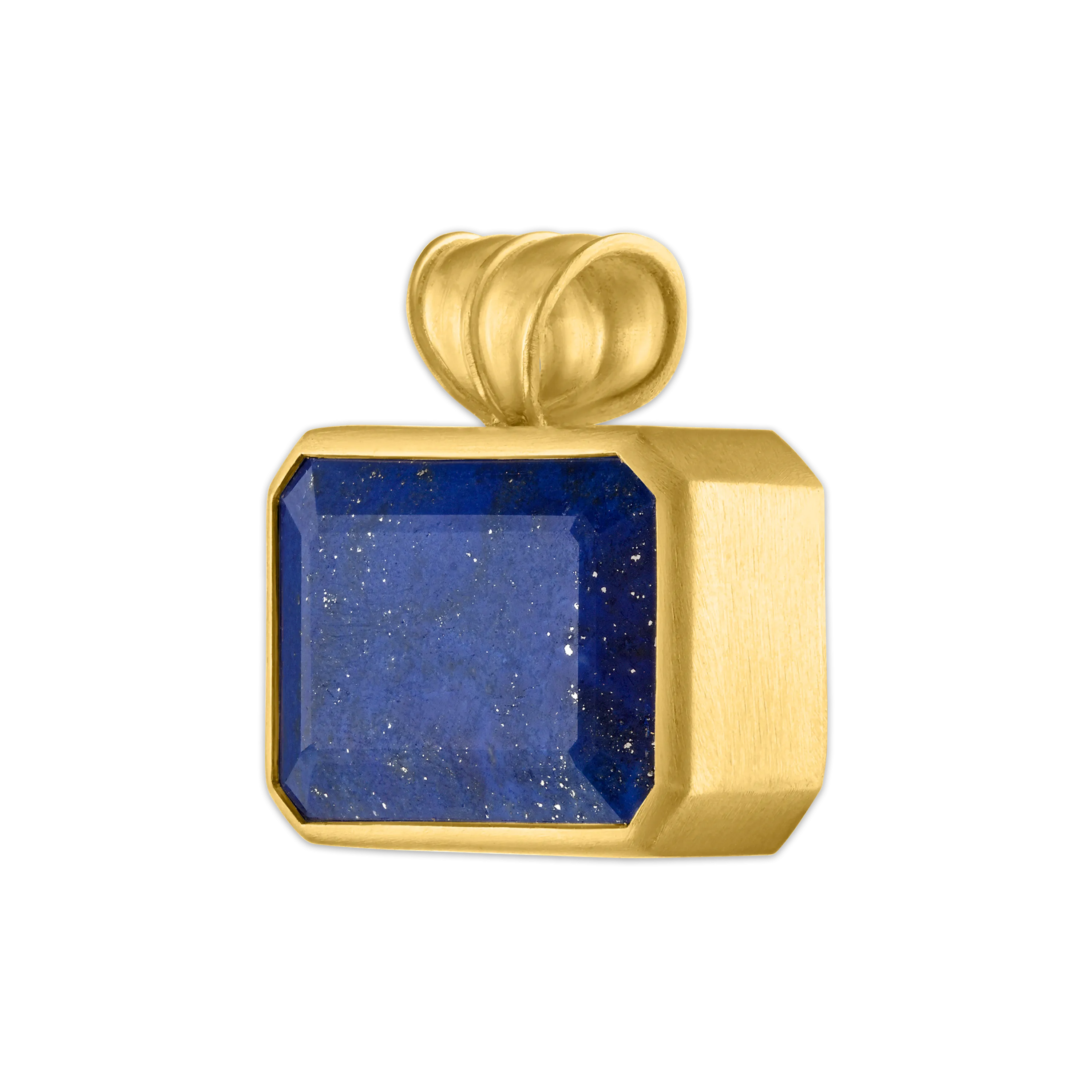 Lapis Block Pendant