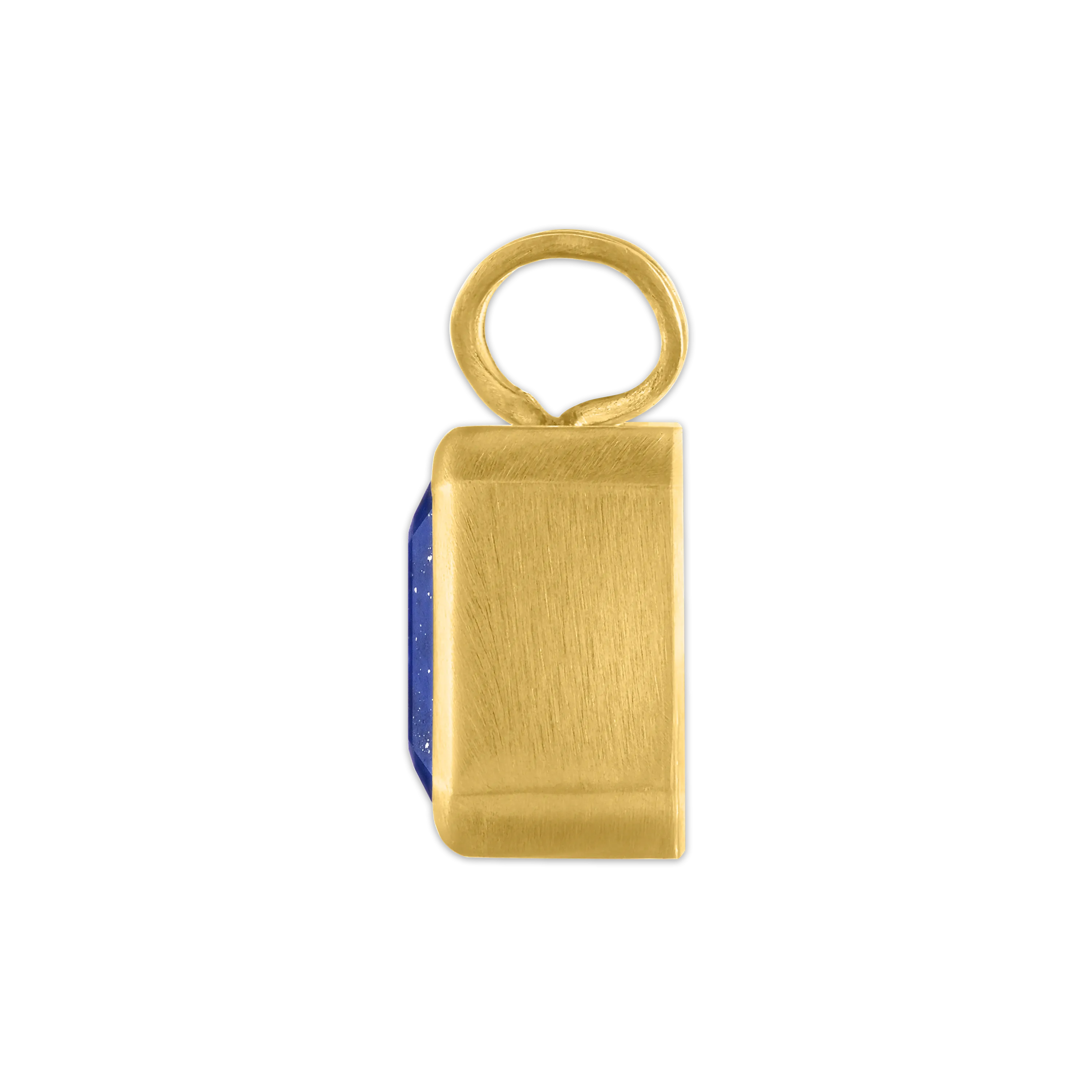 Lapis Block Pendant