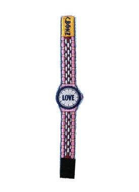 LOVE Embroidered "Watch" Bracelet