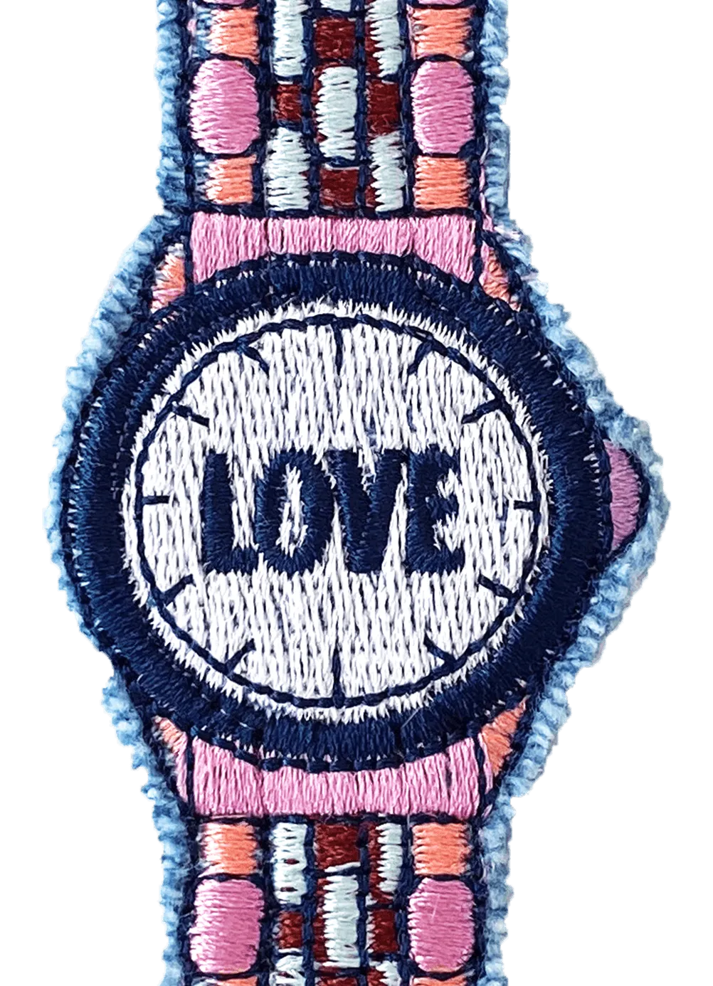 LOVE Embroidered "Watch" Bracelet