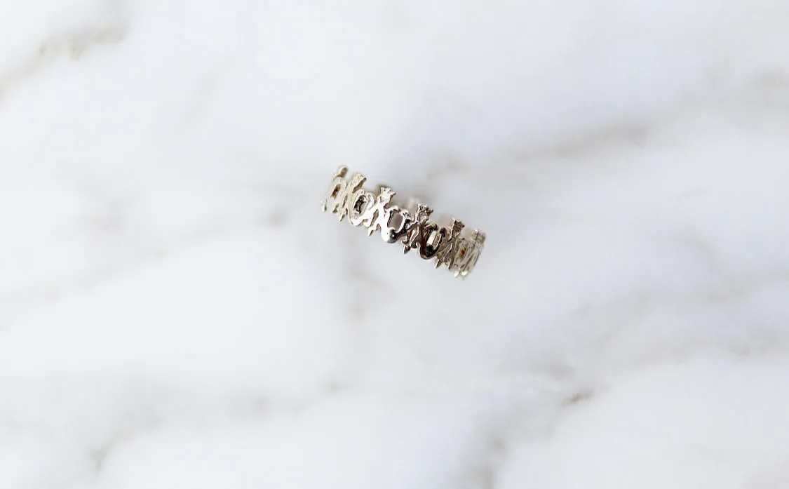 Maria Auspice Ring in Sterling Silver