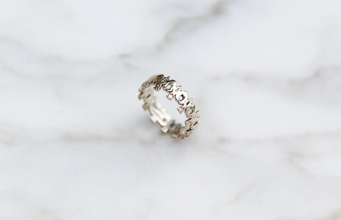 Maria Auspice Ring in Sterling Silver