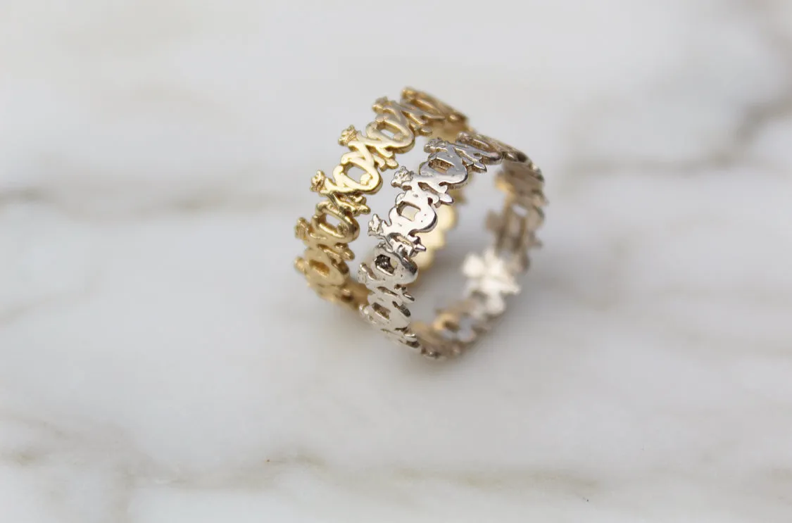 Maria Auspice Ring in Sterling Silver