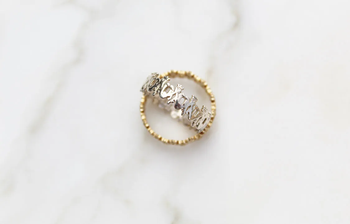 Maria Auspice Ring in Sterling Silver