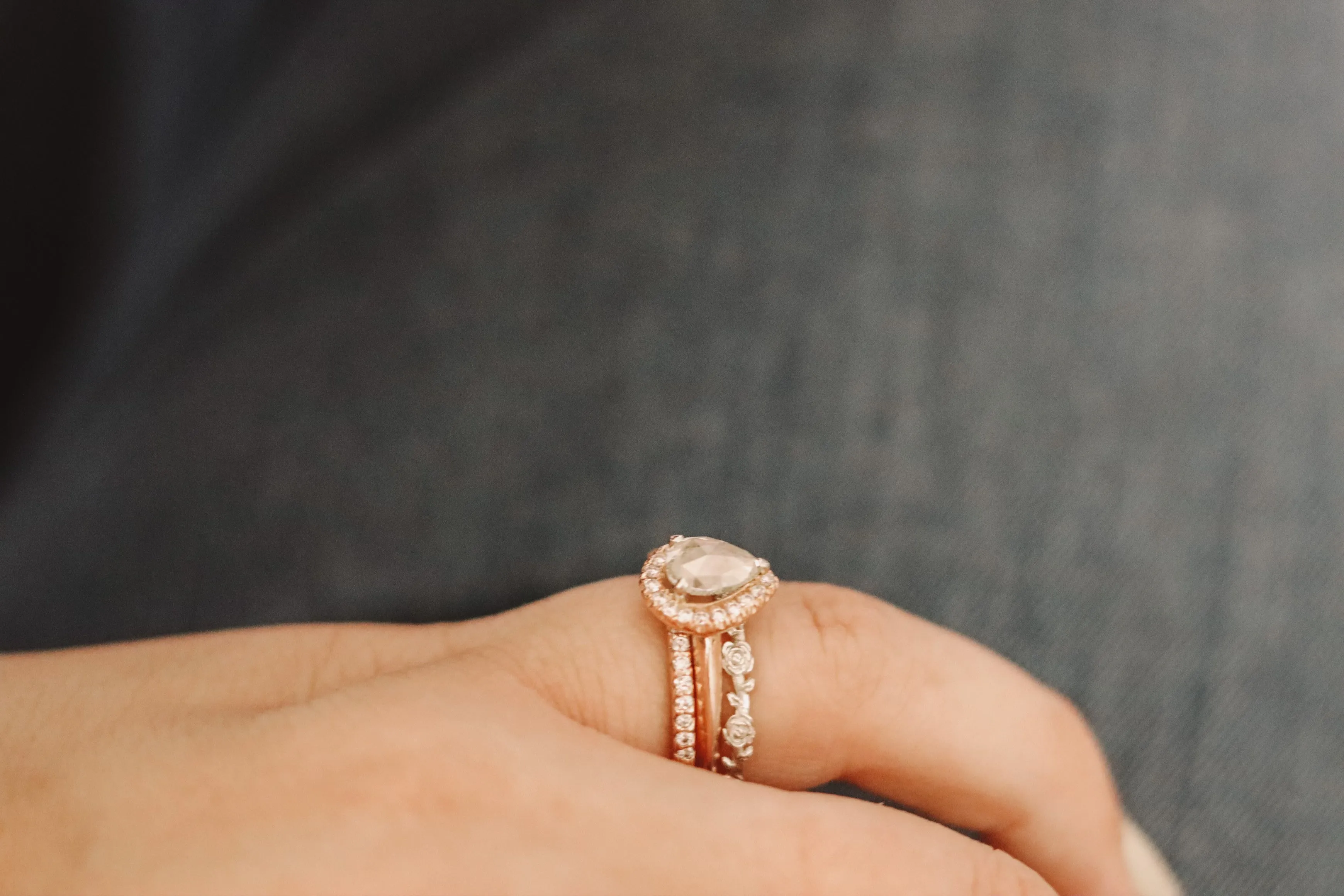 Mystical Rose Ring in Sterling Silver