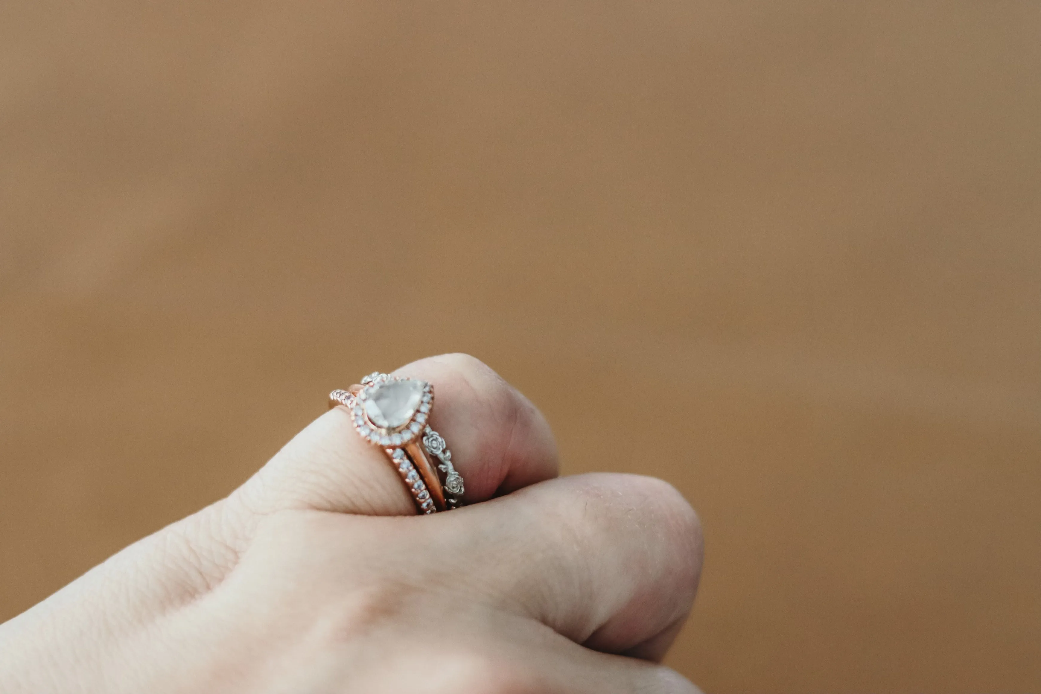 Mystical Rose Ring in Sterling Silver