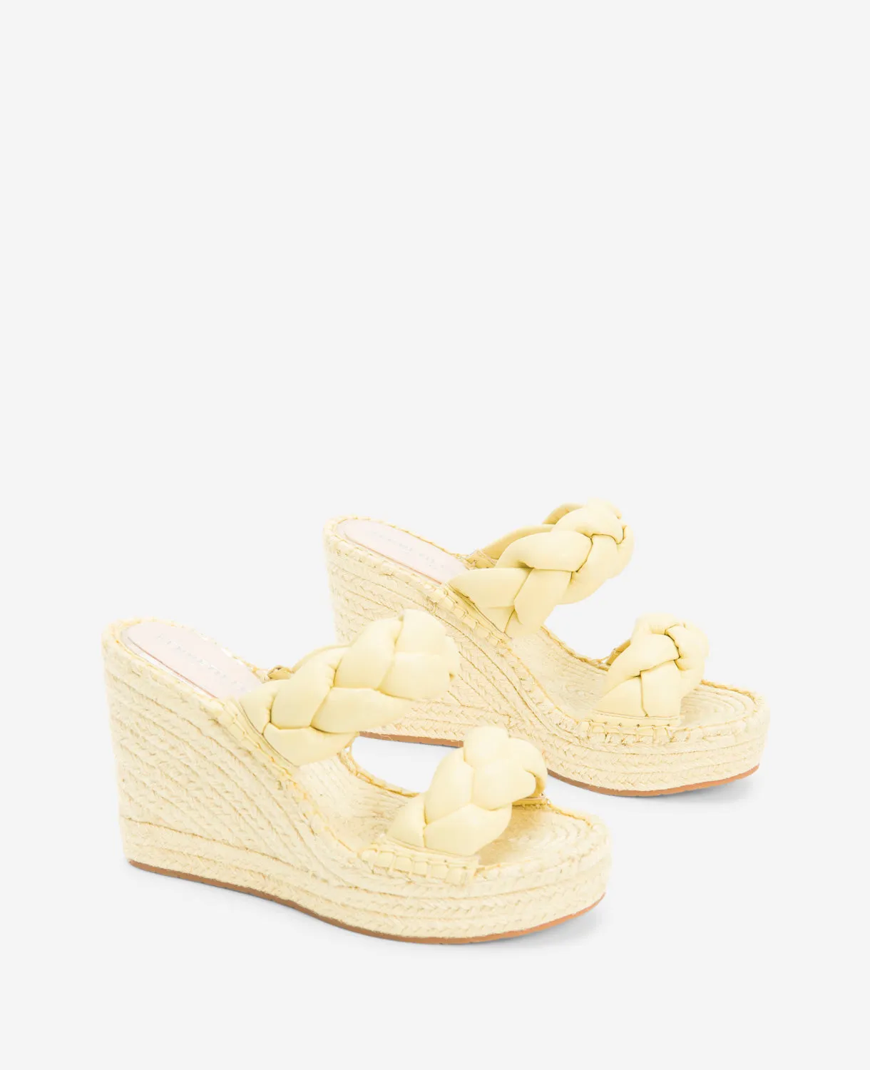 Olivia Braided Wedge Espadrille Sandal