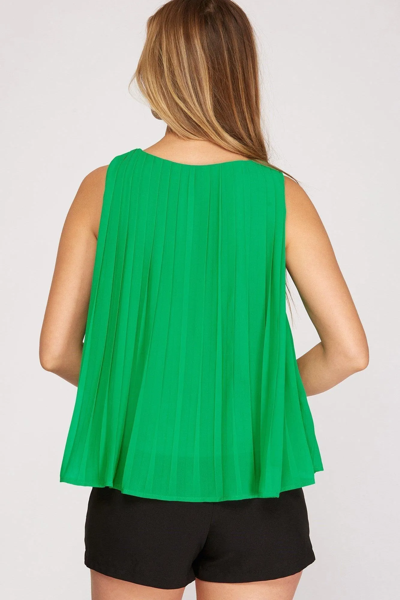 Pleated Blouse