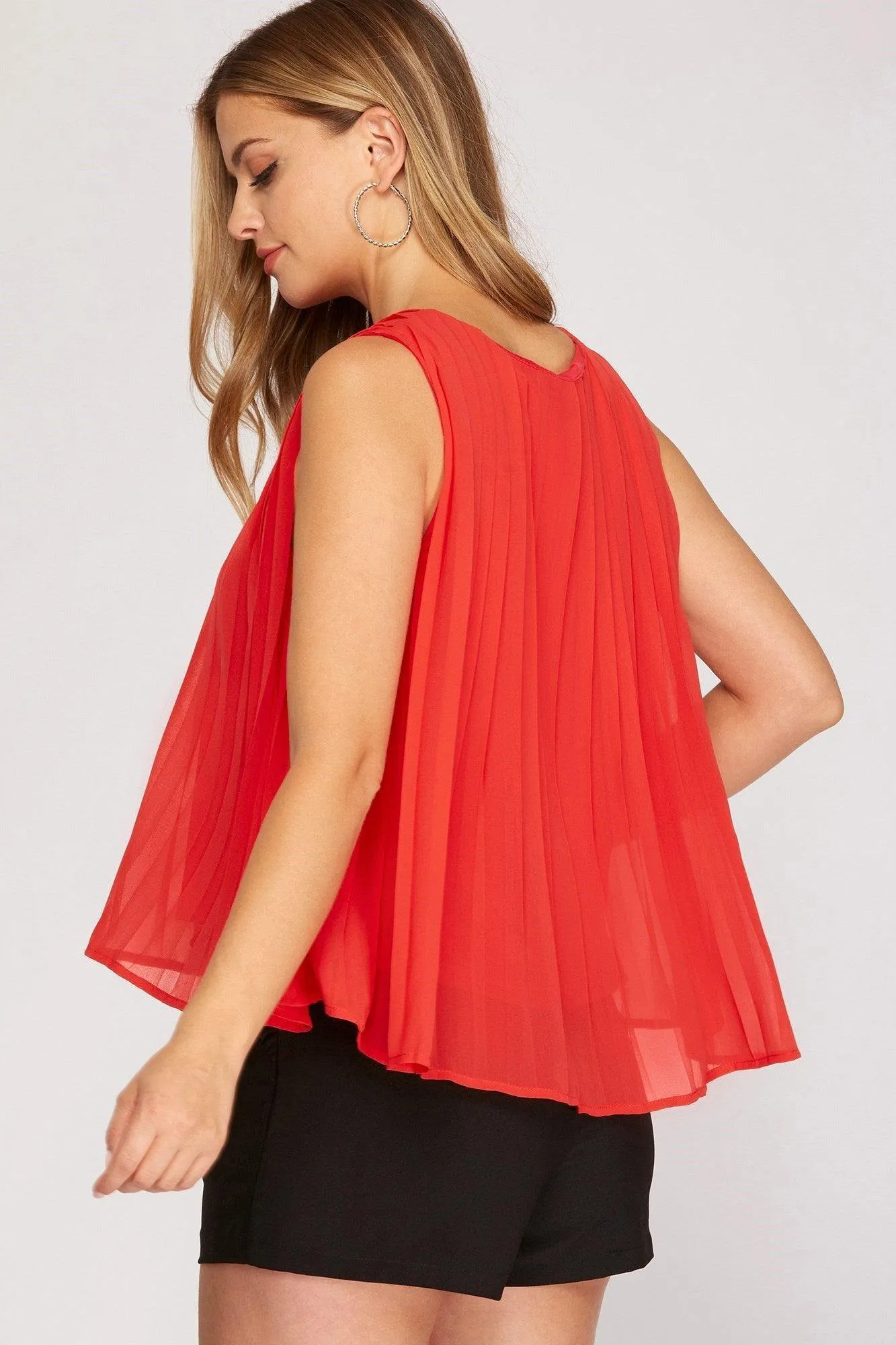 Pleated Blouse