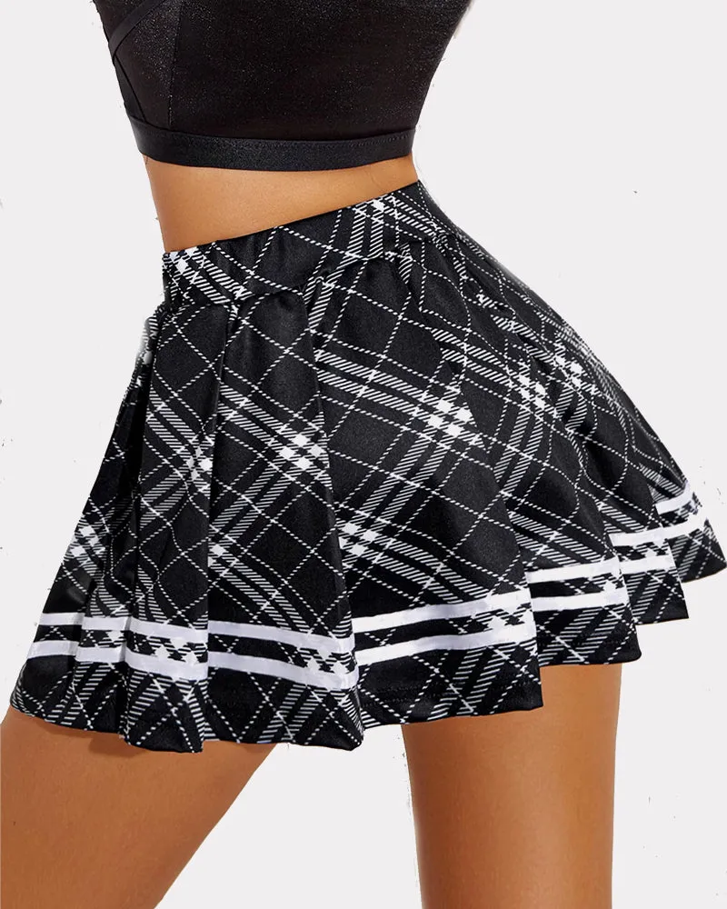 Pleated Skirt School Uniform Cheer Skirt