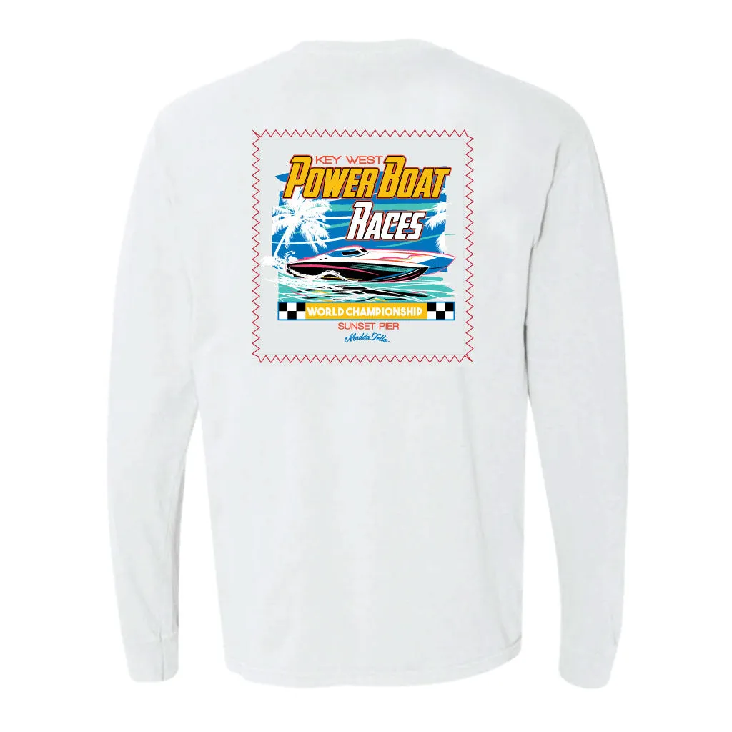 Power Boat Races Long Sleeve Suntek