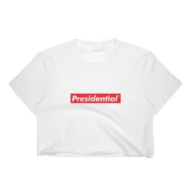 Presidential Red Box Women's Crop Top