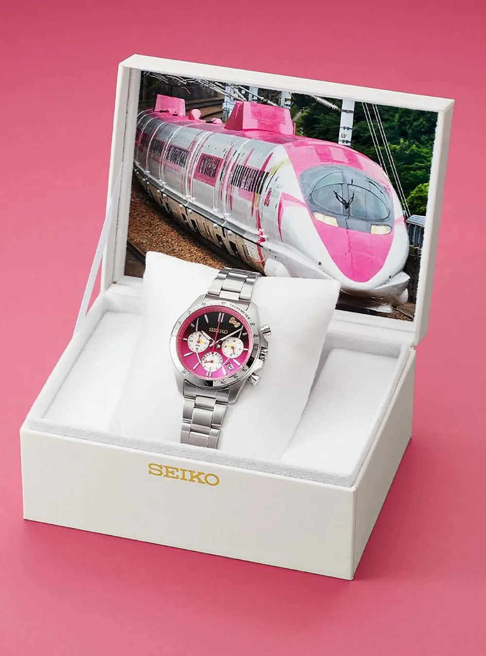 SEIKO HELLO KITTY SHINKANSEN MADE IN JAPAN LIMITED EDITION