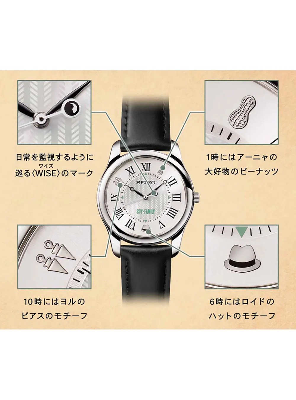 SEIKO × SPY × FAMILY THE FORGERS OFF STYLE LIMITED EDITION MADE IN JAPAN