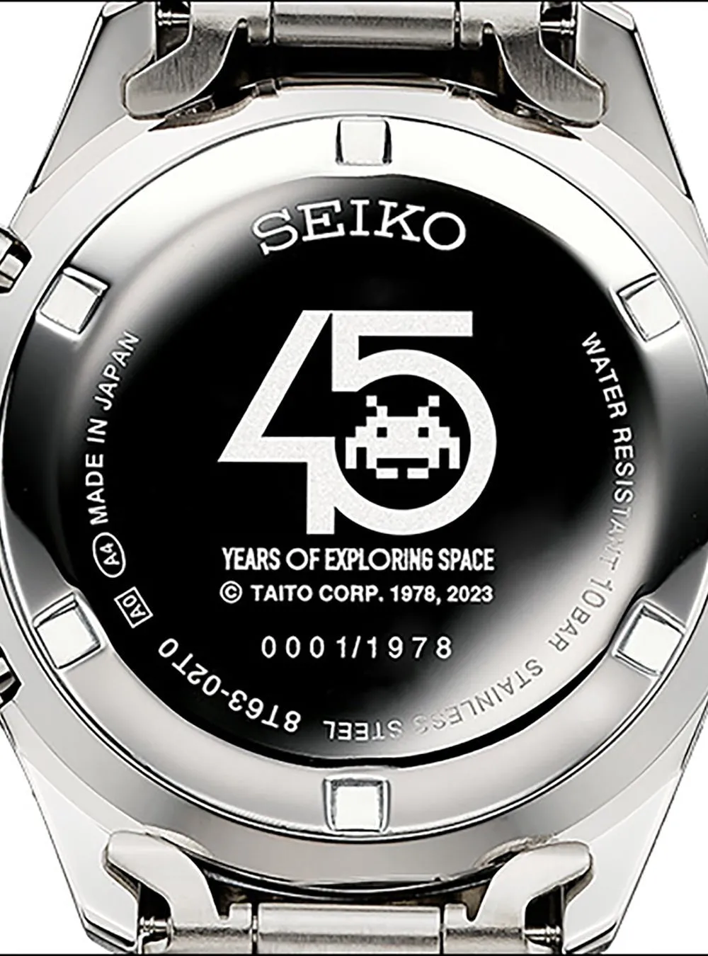 SEIKO WATCH x SPACE INVADERS 45 YEARS OF EXPLORING SPACE LIMITED EDITION MADE IN JAPAN