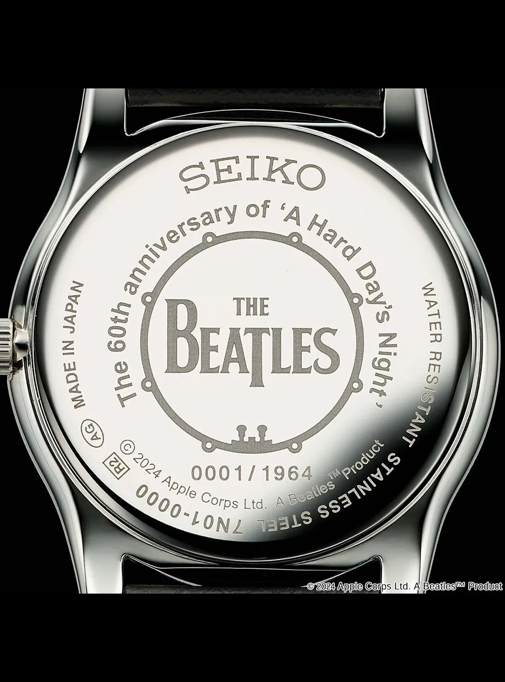 SEIKO x THE BEATLES THE 60TH ANNIVERSARY OF A HARD DAY'S NIGHT LIMITED EDITION MADE IN JAPAN