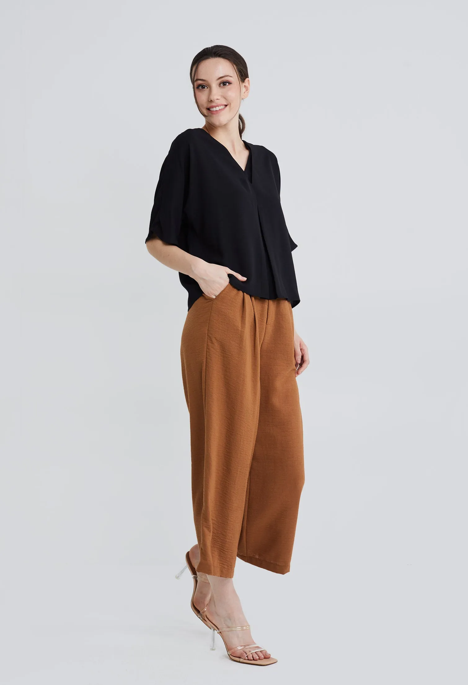 Single Centre Pleated Blouse