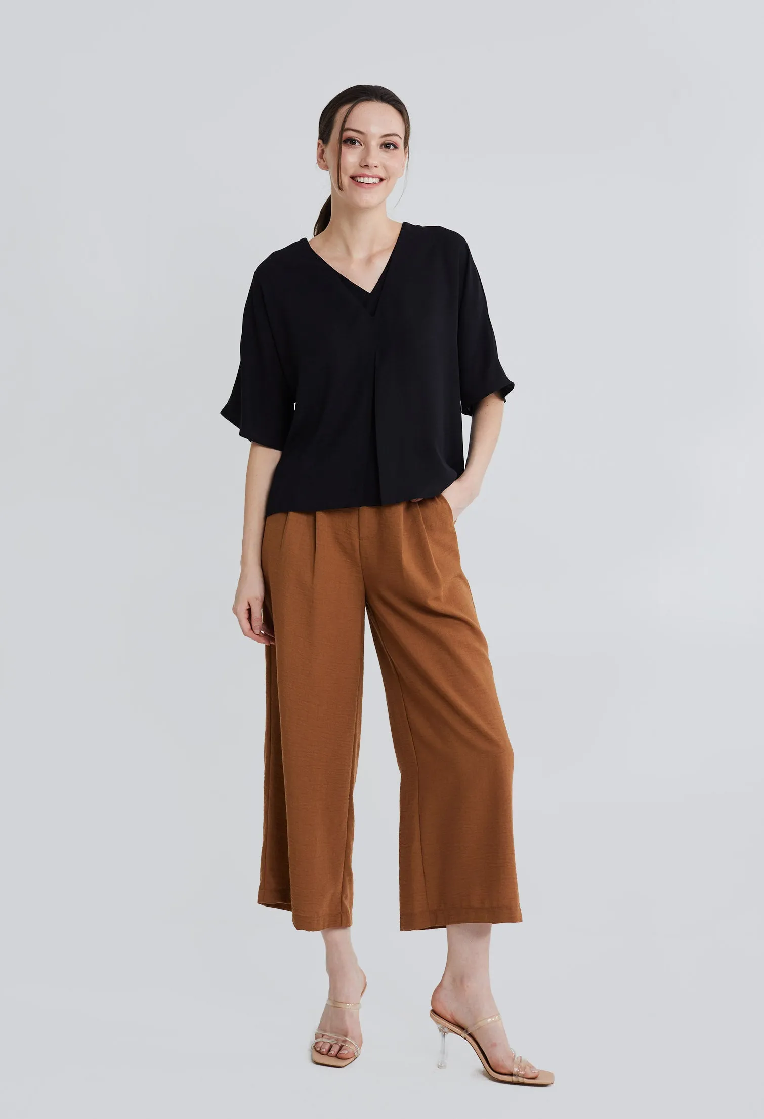 Single Centre Pleated Blouse