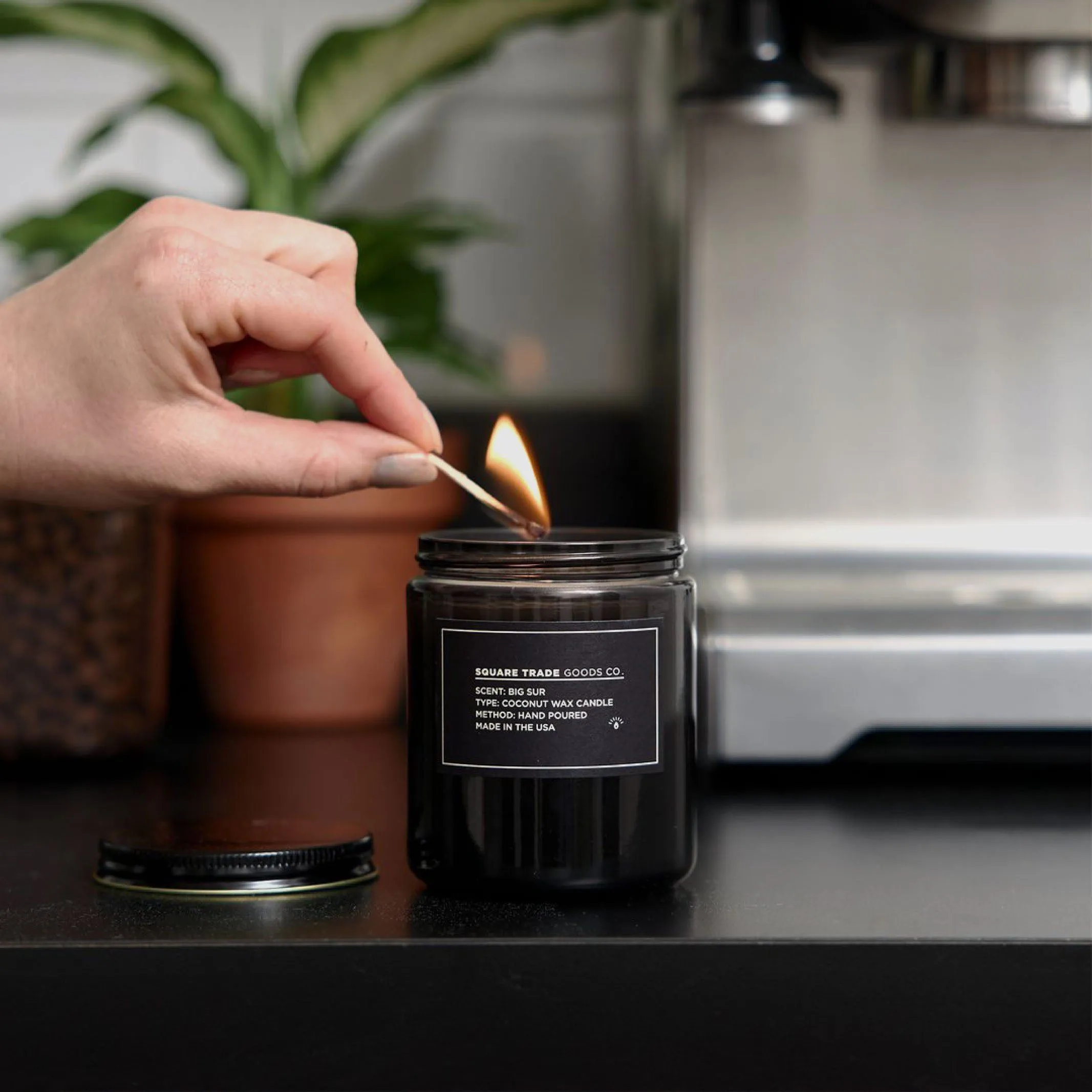 Square Trade Goods Big Sur Candle 8 oz.