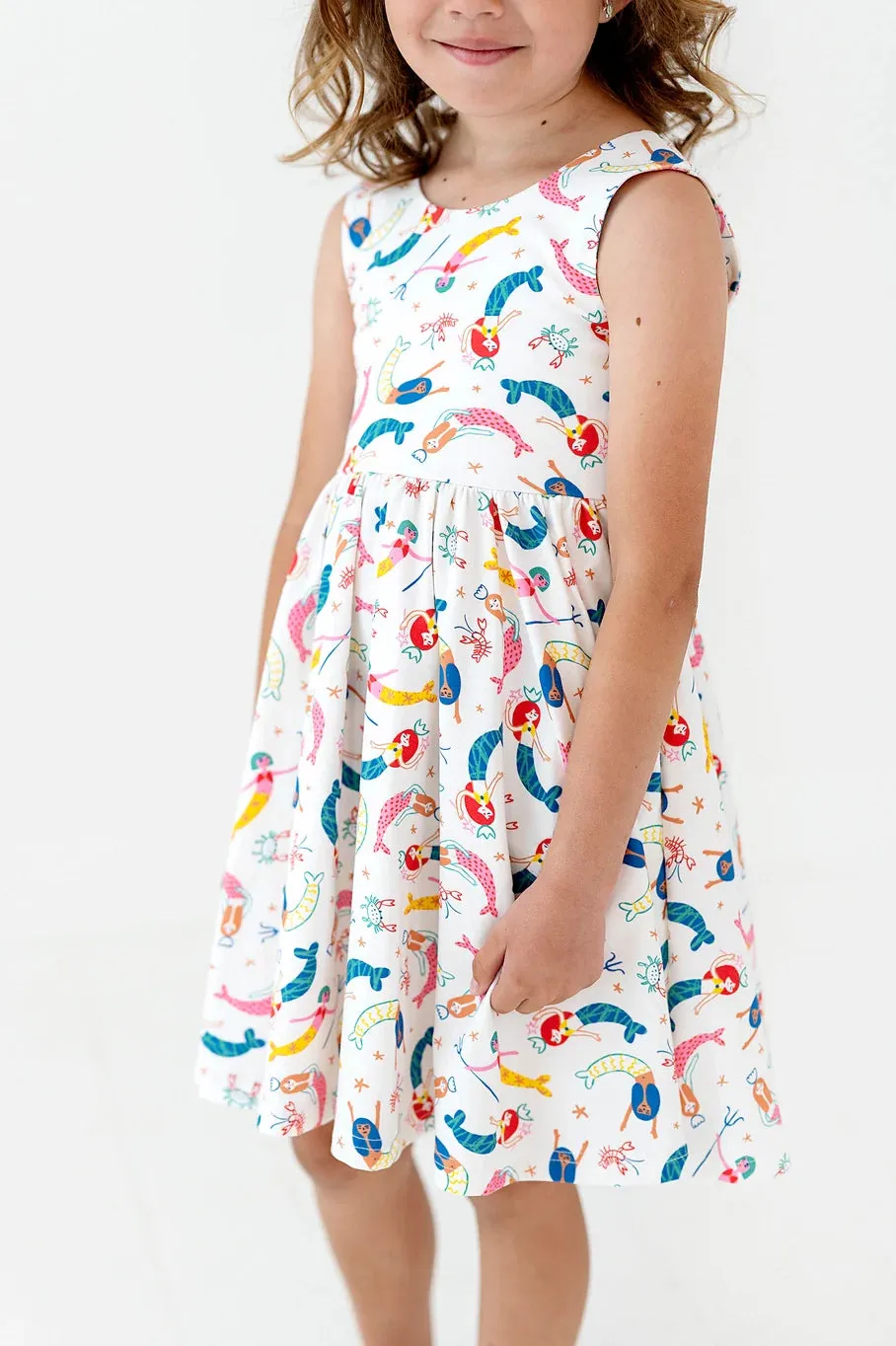 Tank Dress in Mermaid Whimsy