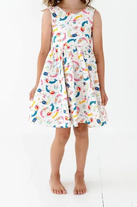 Tank Dress in Mermaid Whimsy