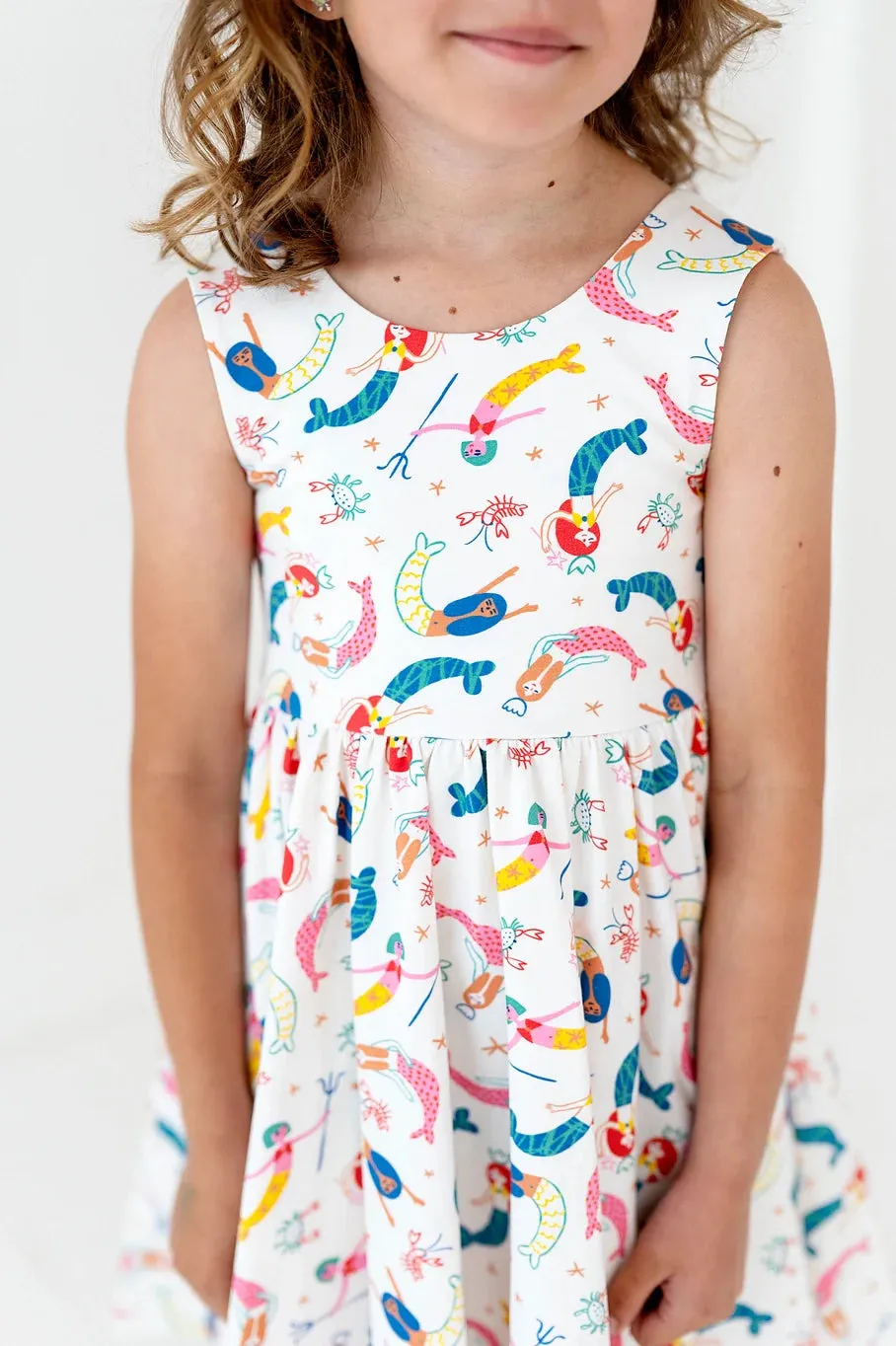 Tank Dress in Mermaid Whimsy