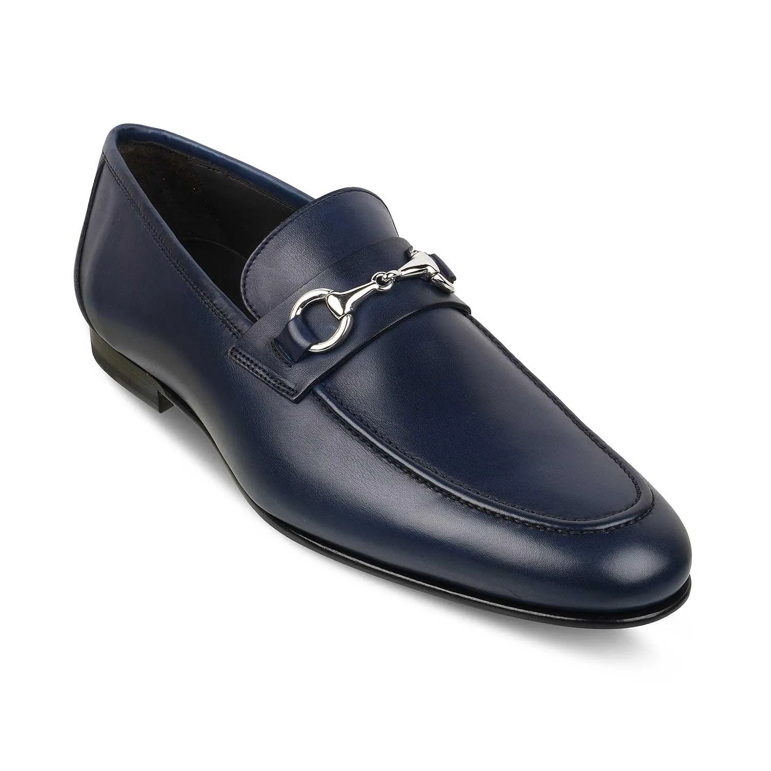 The Malco Blue Men's Handcrafted Leather Loafers Tresmode