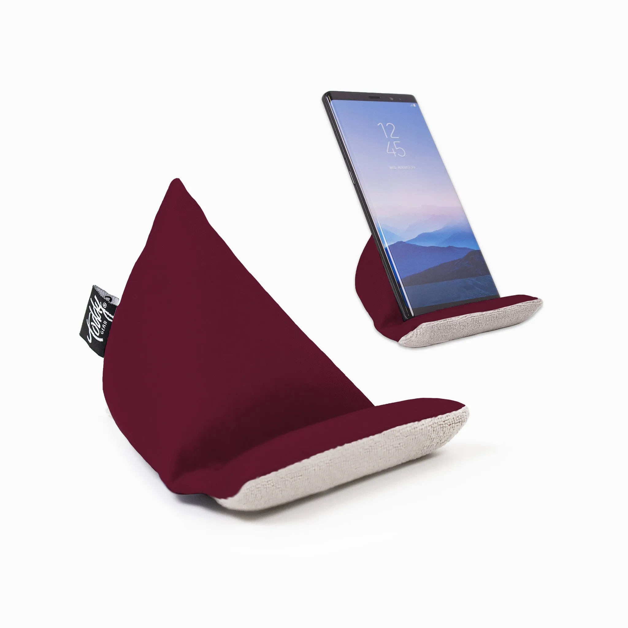 The Wedge™ Mobile Device Stand - Wine Red