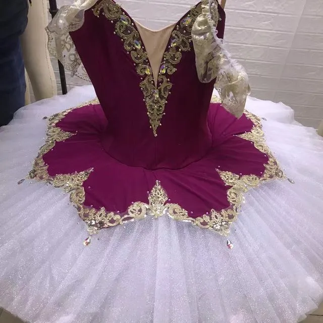 #TT14B New Color!!! Professional Hook and Eye- Classical Pancake Tutu