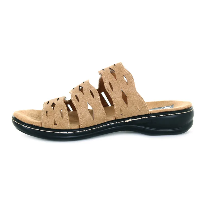 Womens Daisy 3 Strap Velcro Sandal