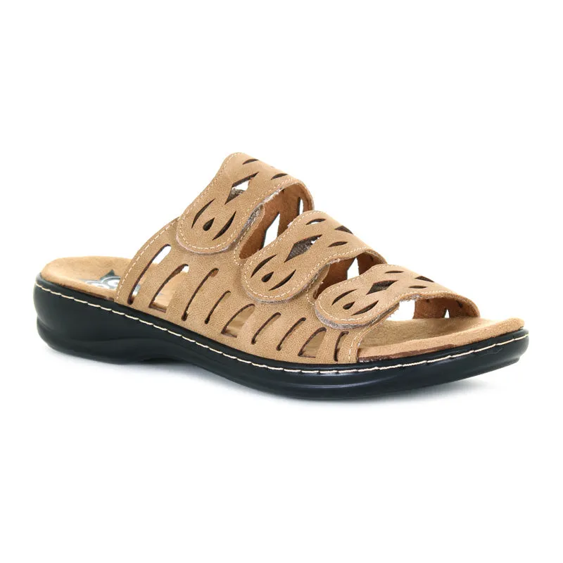 Womens Daisy 3 Strap Velcro Sandal