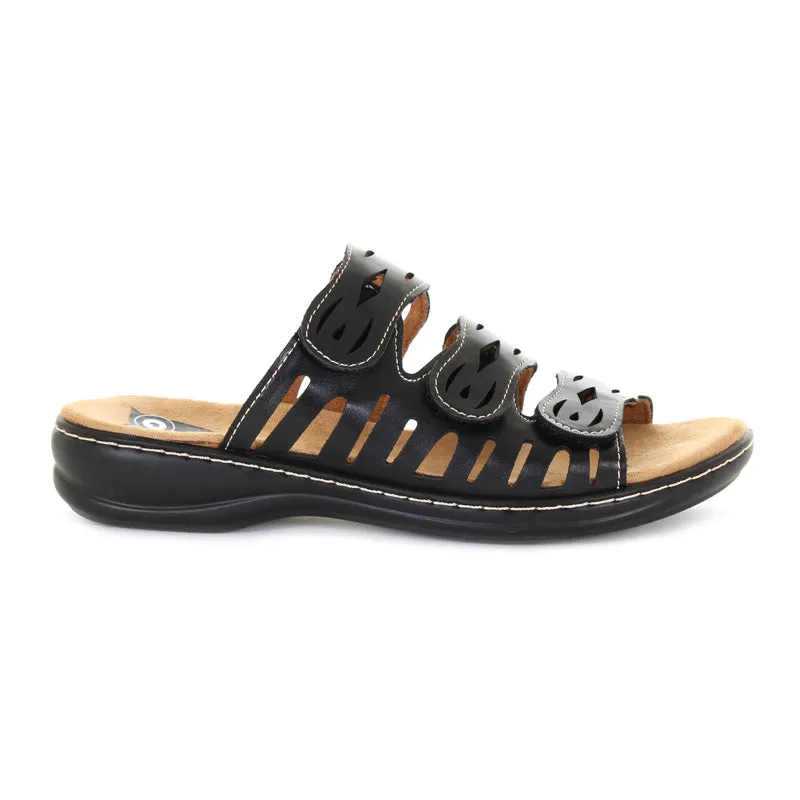 Womens Daisy 3 Strap Velcro Sandal