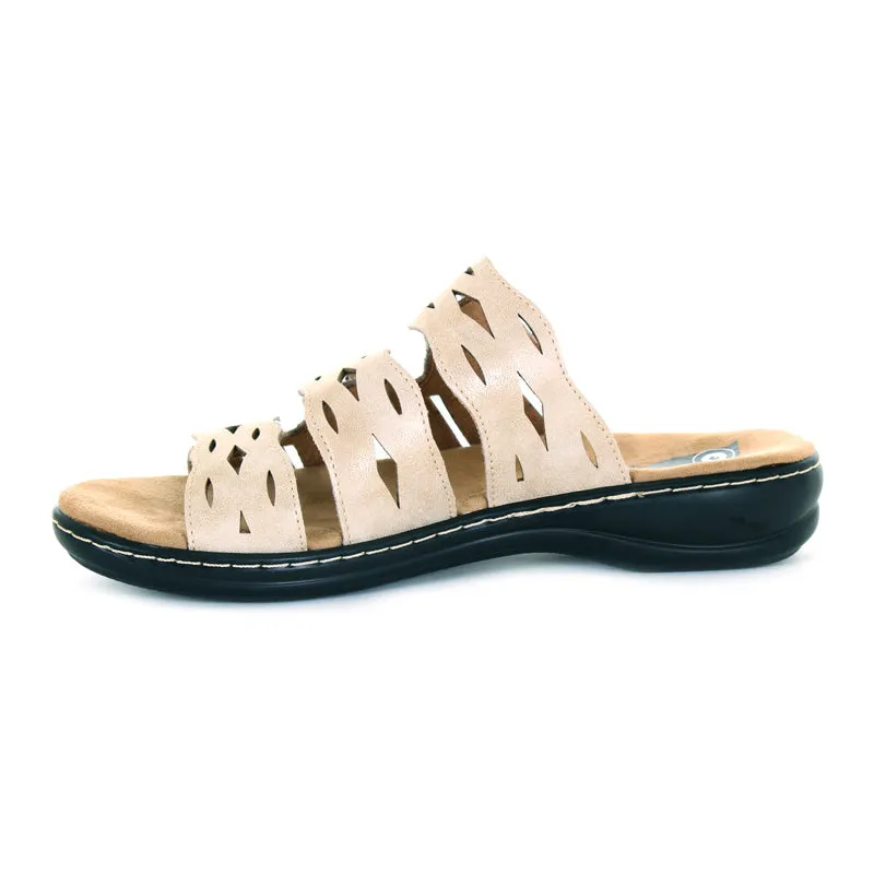 Womens Daisy 3 Strap Velcro Sandal