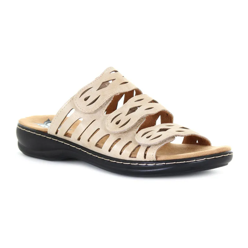 Womens Daisy 3 Strap Velcro Sandal