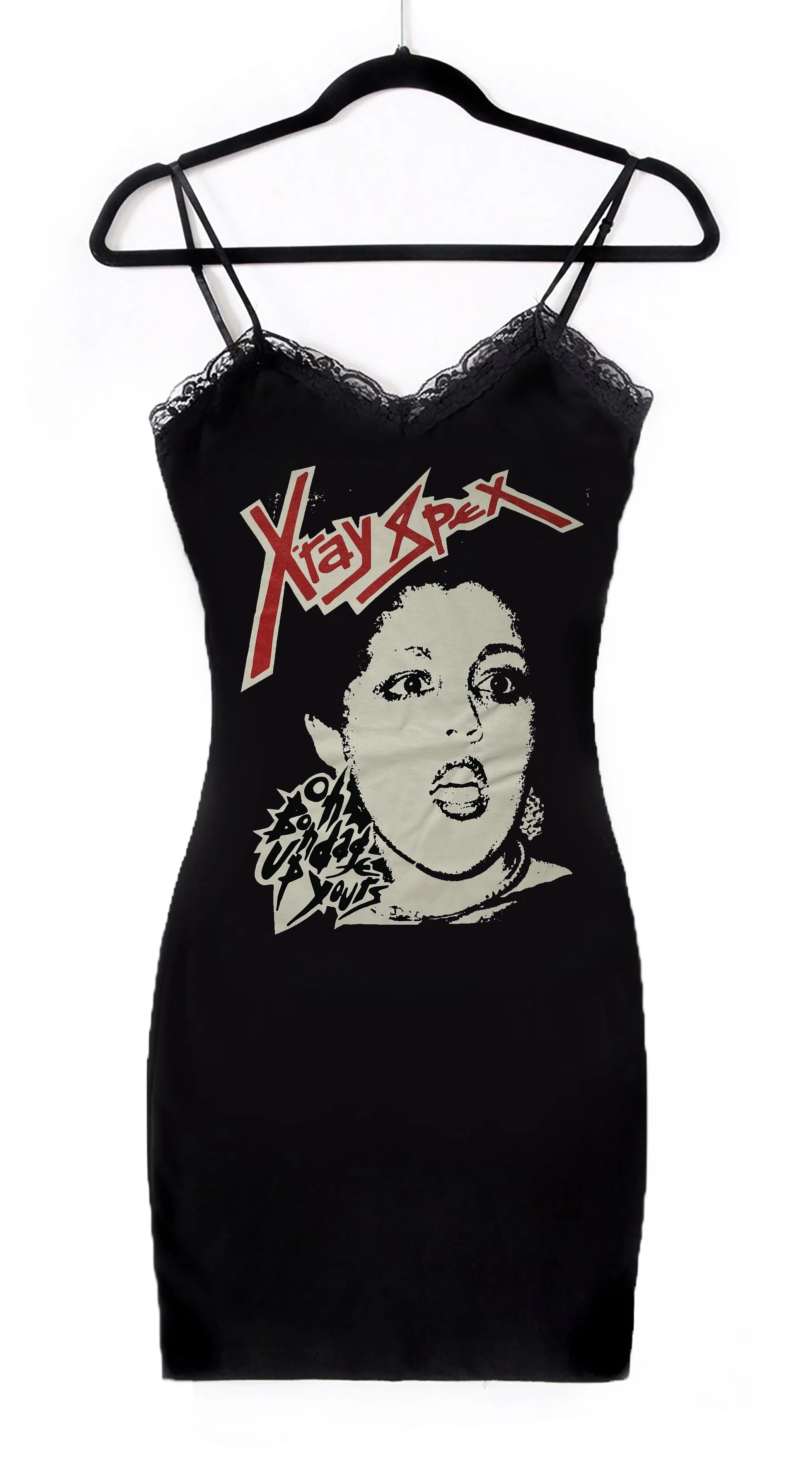 X-Ray Spex Lace Strap Dress