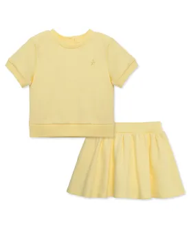 Yellow 2-Piece Infant Skort Set (12M-24M)